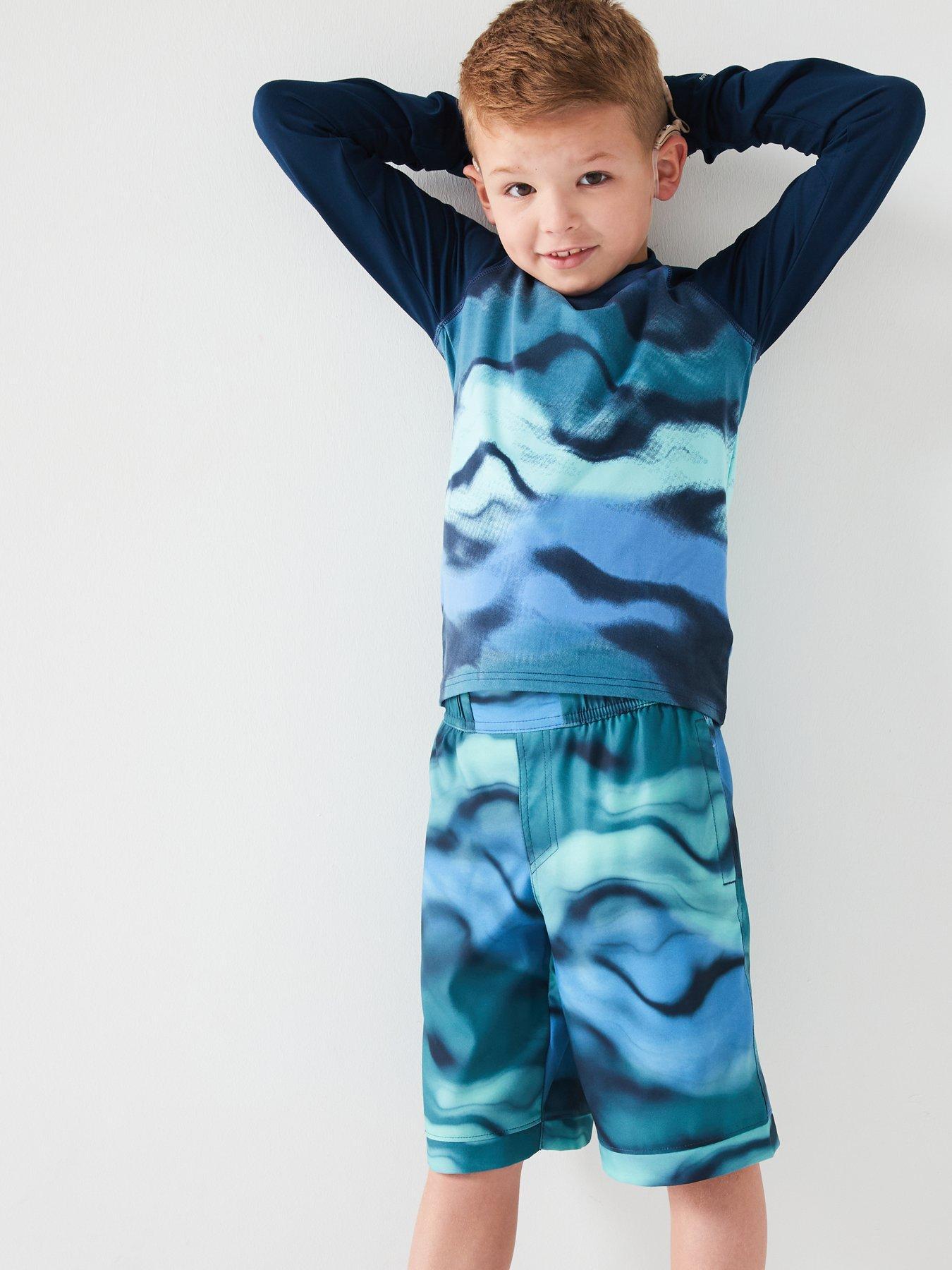 columbia-youth-unisex-sandy-shores-printed-long-sleeve-sunguard-blue-printoutfit