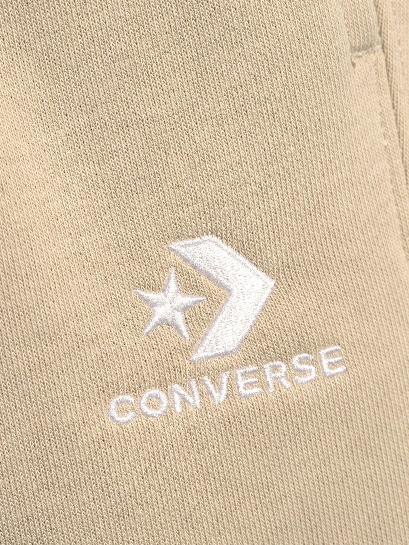 converse-mens-star-chevron-standard-fit-fleece-short-brownoutfit