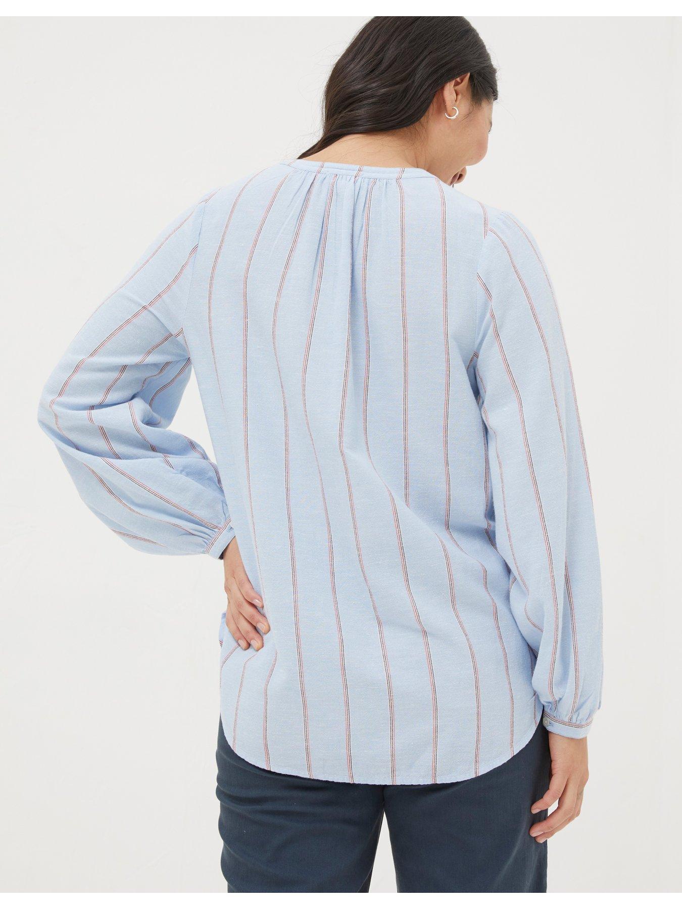 fatface-mallie-stripe-tunic-bluestillFront