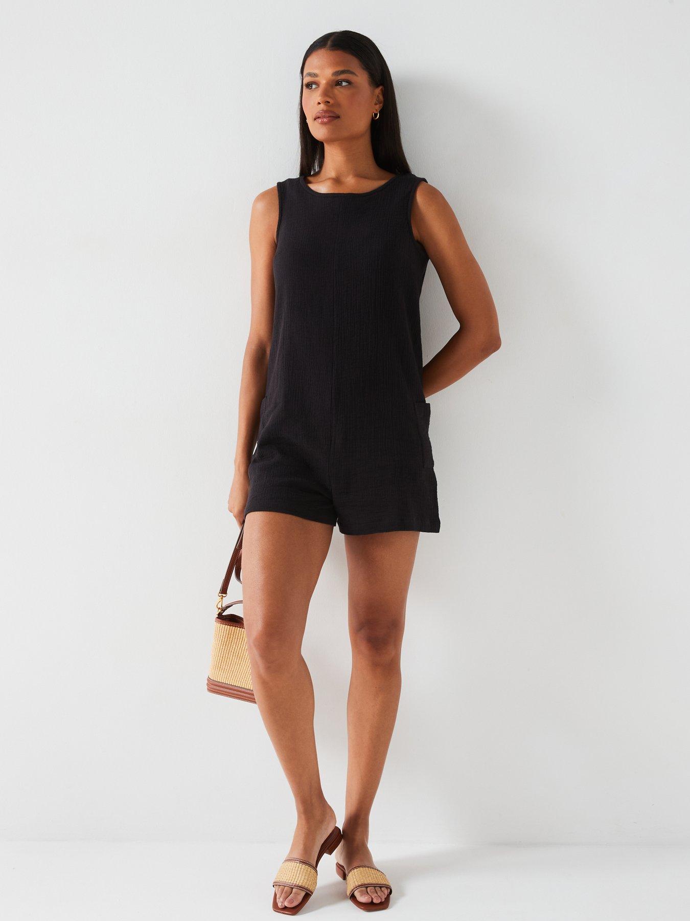 v-by-very-cheesecloth-sleeveless-loose-playsuit-blackback