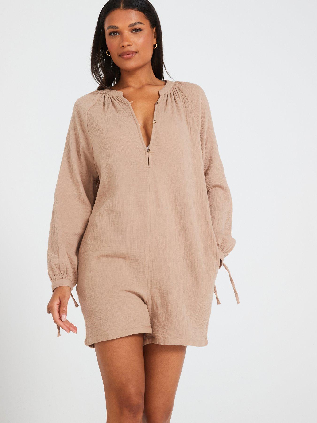 v-by-very-cheesecloth-loose-beach-playsuit-beige