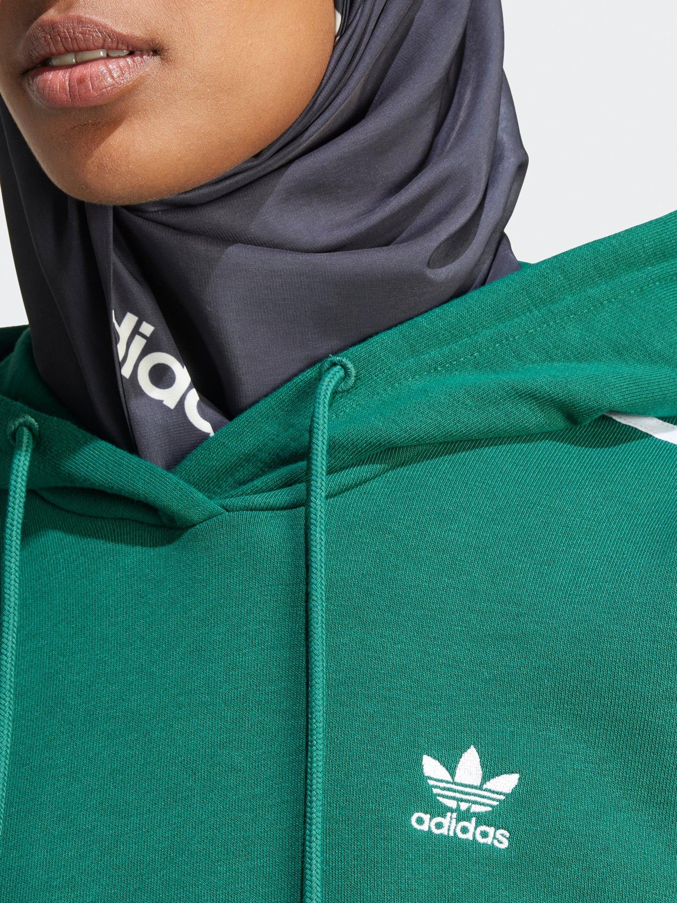 adidas-originals-womens-3-stripe-oversized-hoodie-greenoutfit