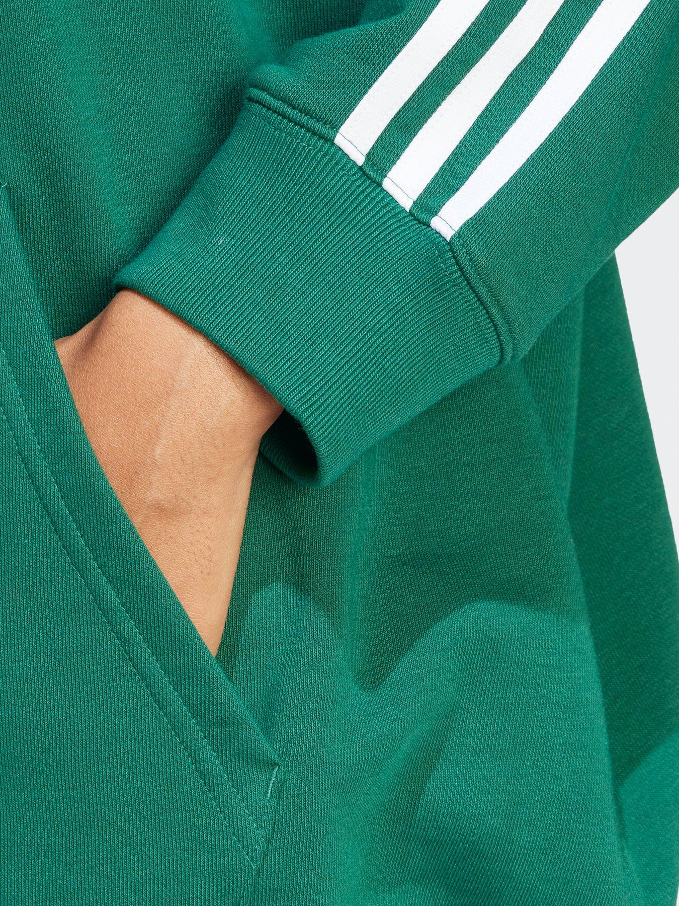 adidas-originals-womens-3-stripe-oversized-hoodie-greendetail