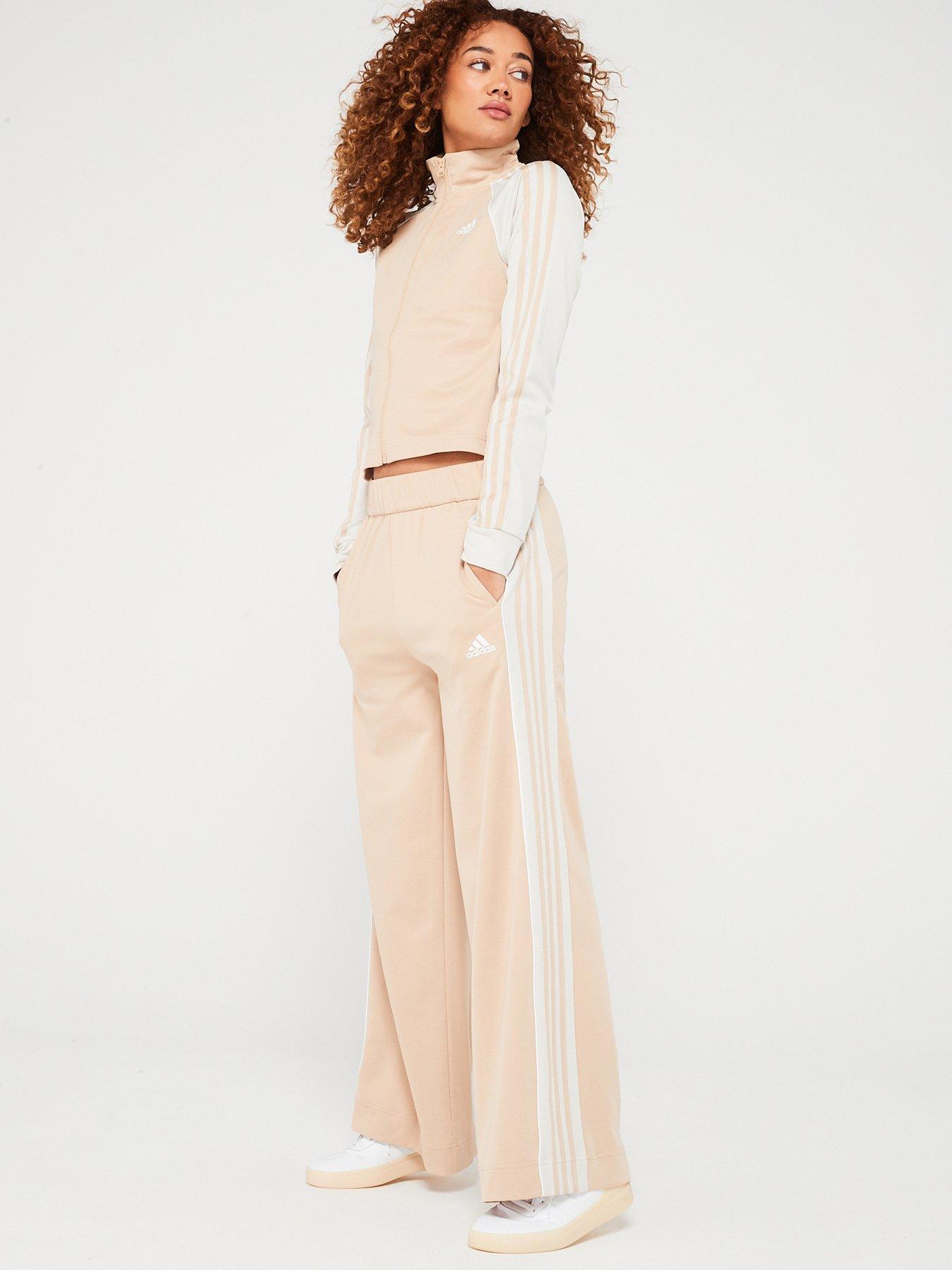 adidas Originals Beige Track Pants for Women