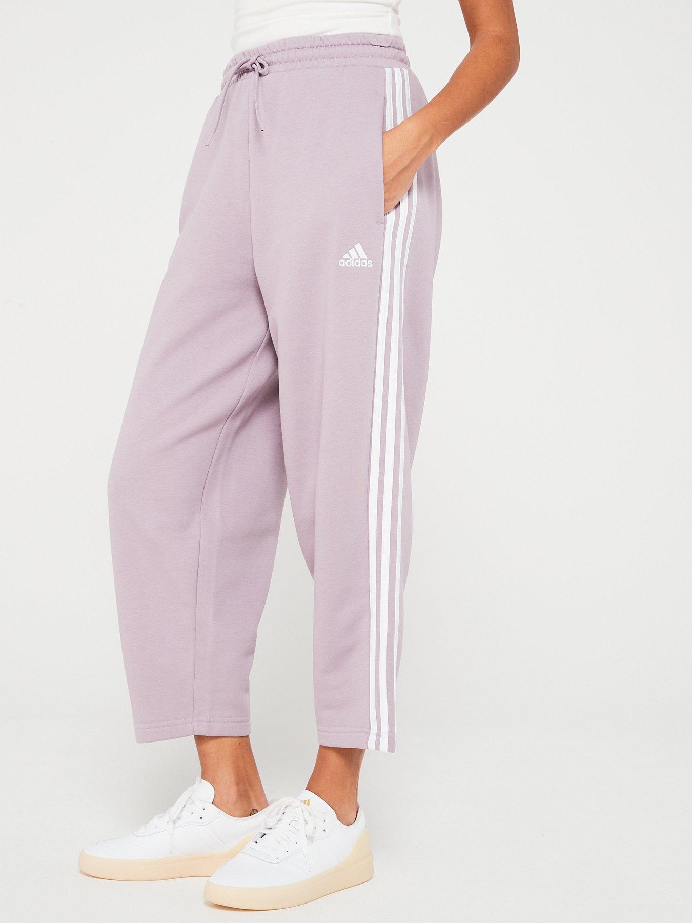Adidas Originals 3 Stripes Leggings in Trace Maroon Pink - $26 (35