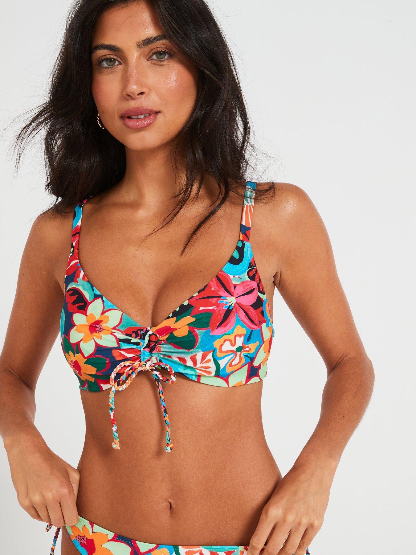 v-by-very-tie-front-detail-underwired-bikini-top-print