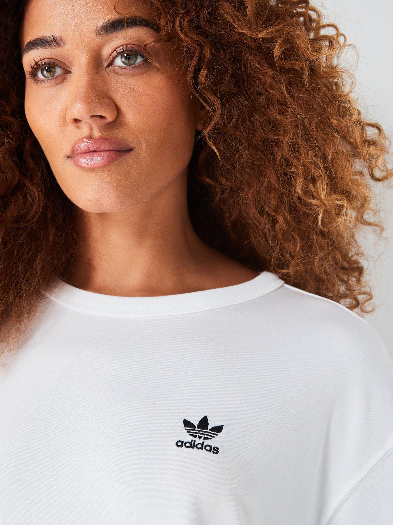 adidas-originals-womens-trefoil-tee-whiteoutfit