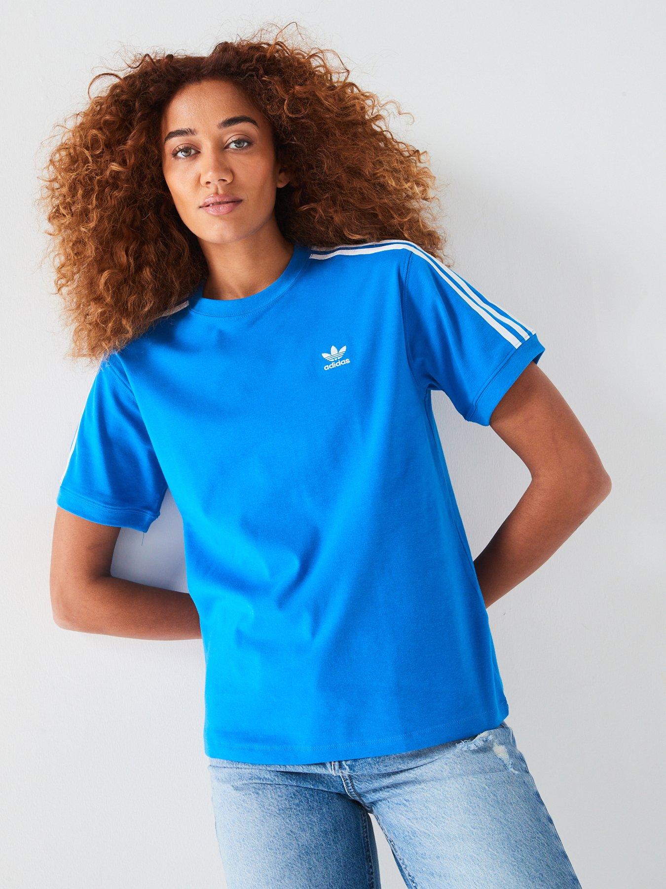 adidas-originals-womens-3-stripe-tee-bluefront