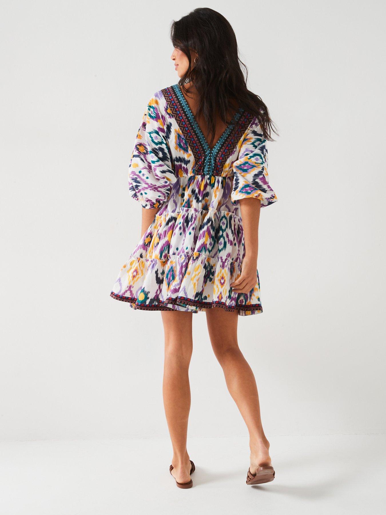 v-by-very-printed-v-neck-smock-beach-mini-dress-printdetail