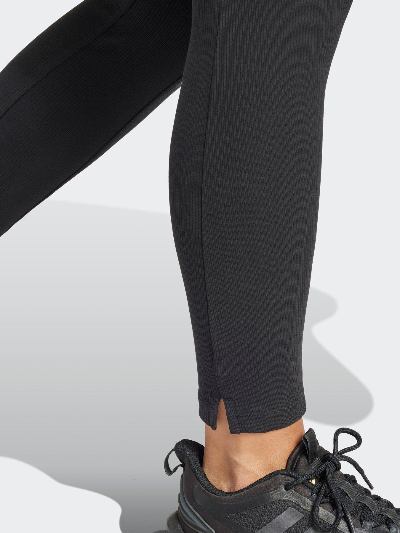 adidas-sportswear-womens-ribbed-leggings-blackdetail