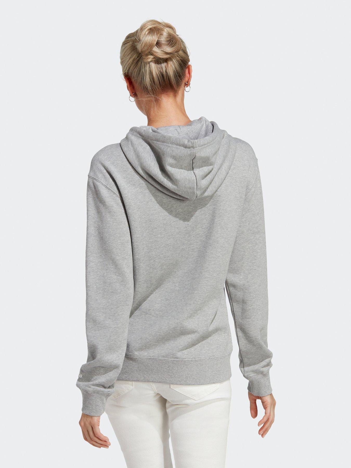 adidas-sportswear-womens-linear-full-zip-hoodie-greystillFront