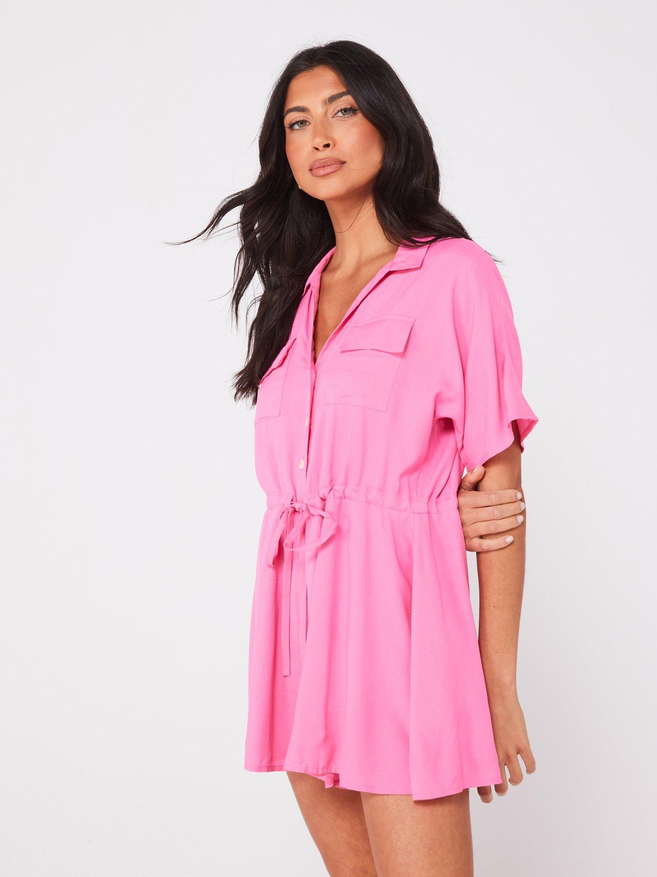 v-by-very-tie-waist-floaty-playsuit-pinkoutfit