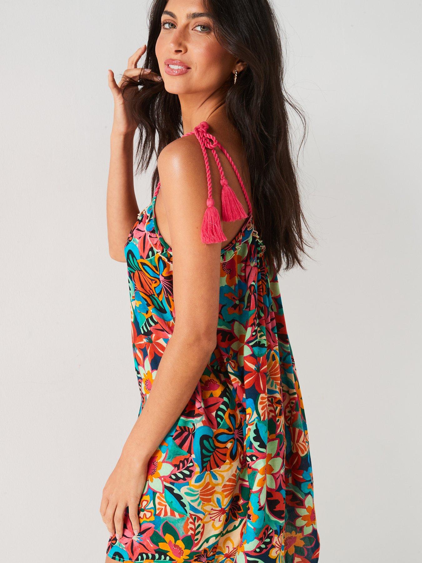 v-by-very-tie-shoulder-mini-beach-dress-multidetail