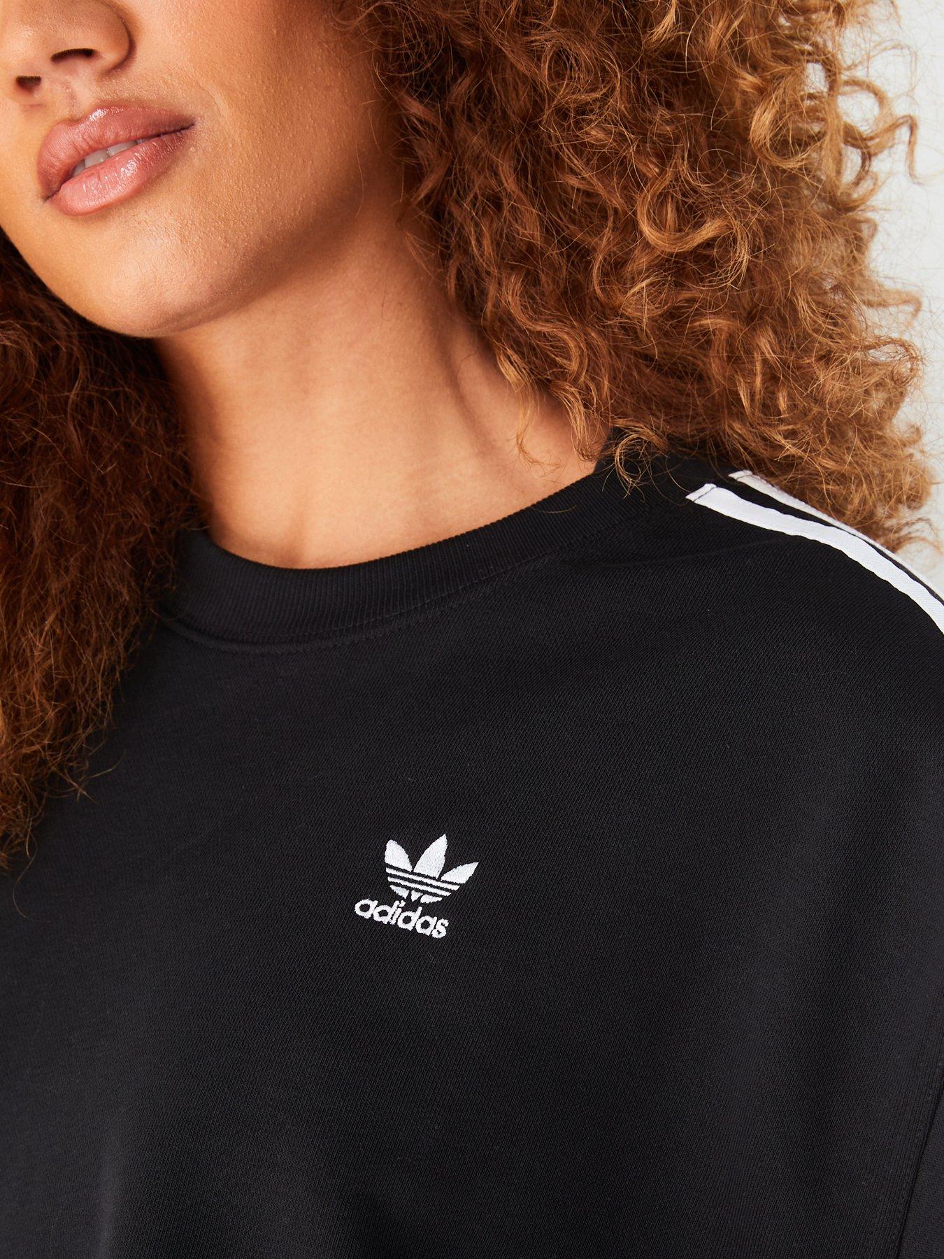 adidas-originals-womens-oversized-3-stripe-crew-sweat-blackdetail