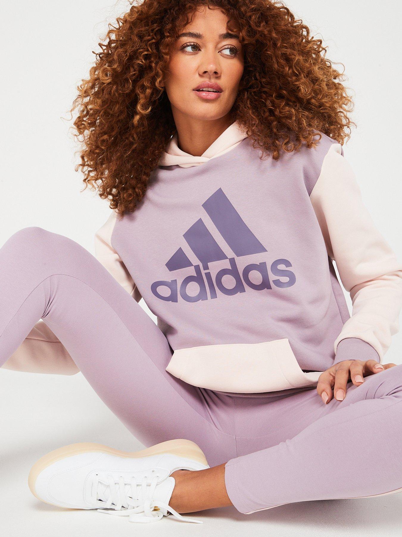 adidas-sportswear-womens-big-logo-colourblock-hoodie-lilacoutfit