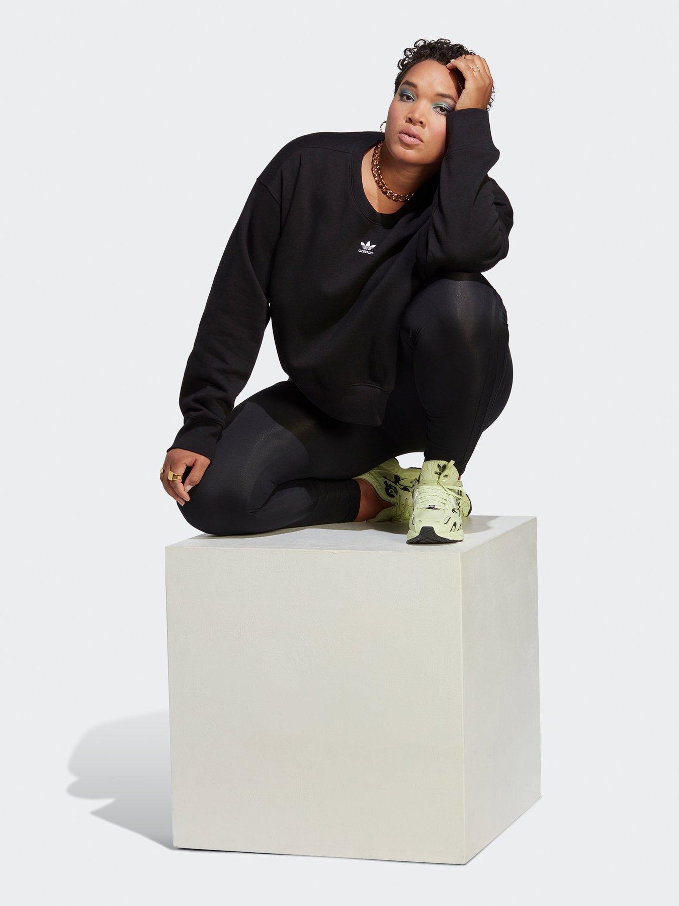 adidas-originals-womensnbsptrefoil-crew-sweatnbsp--blackback