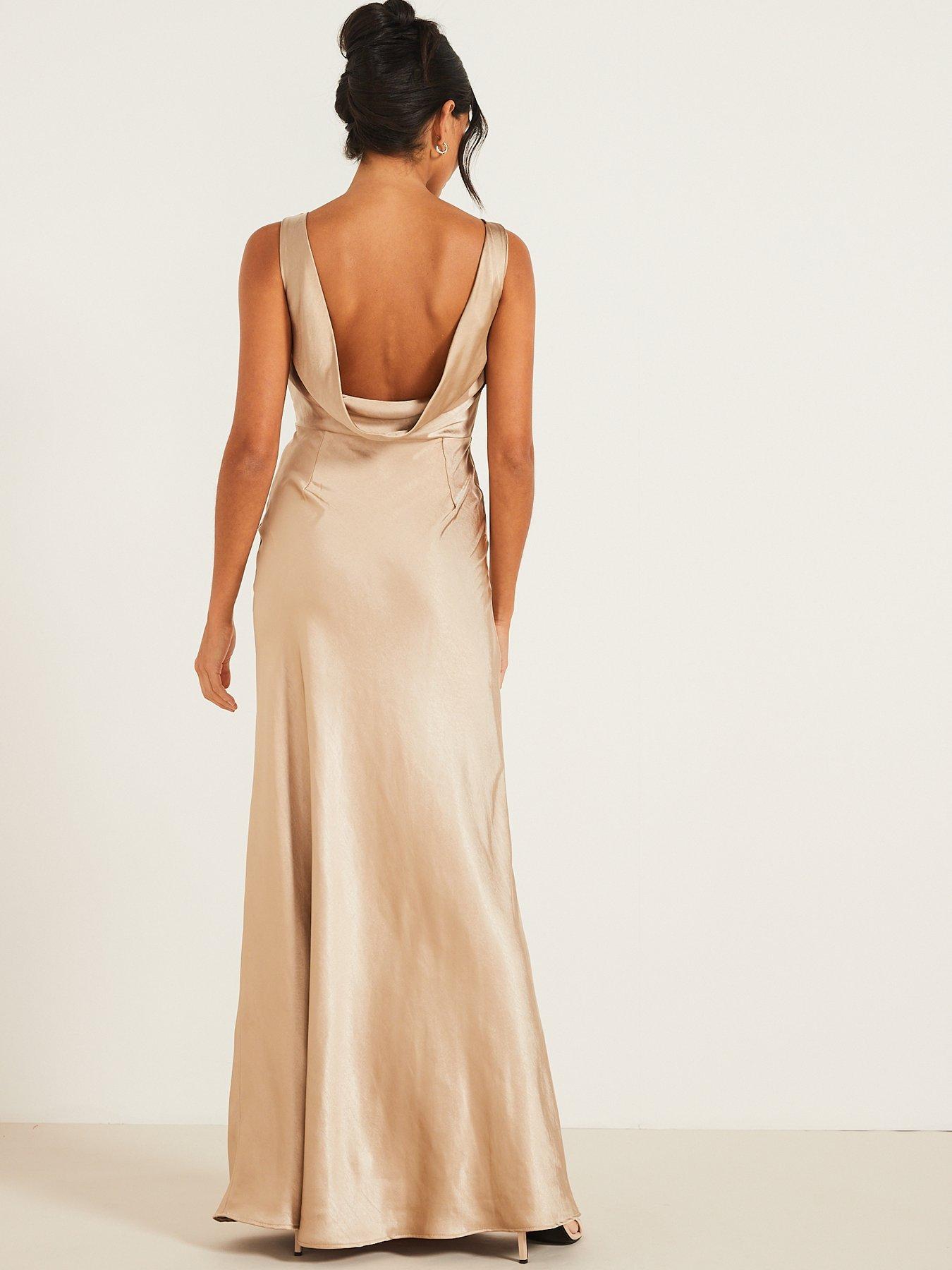 six-stories-cowl-back-satin-bridesmaid-dress-champagnestillFront