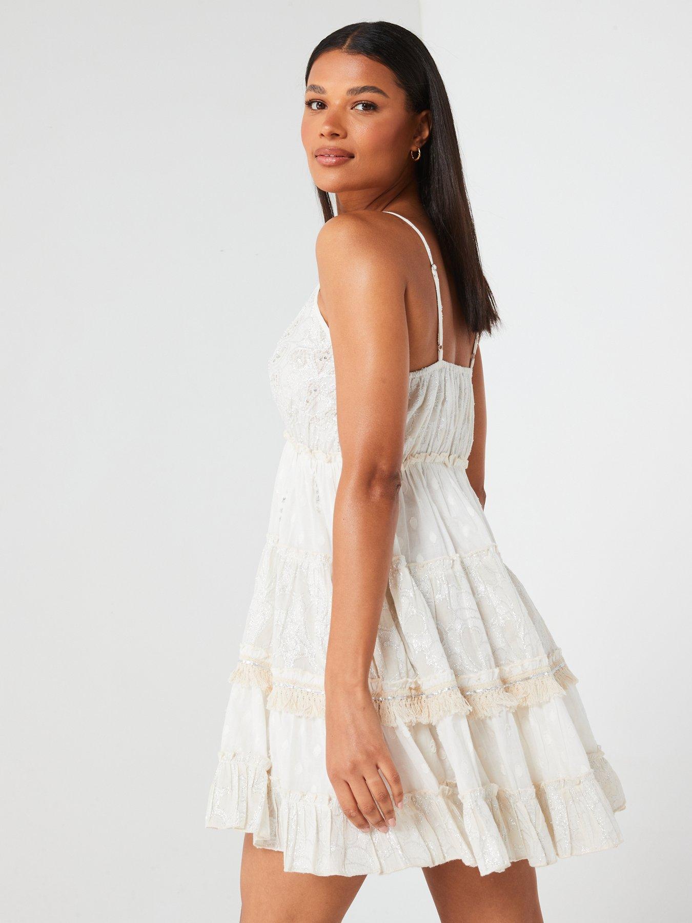 v-by-very-sequin-tiered-strappy-mini-beach-dress-whitestillFront