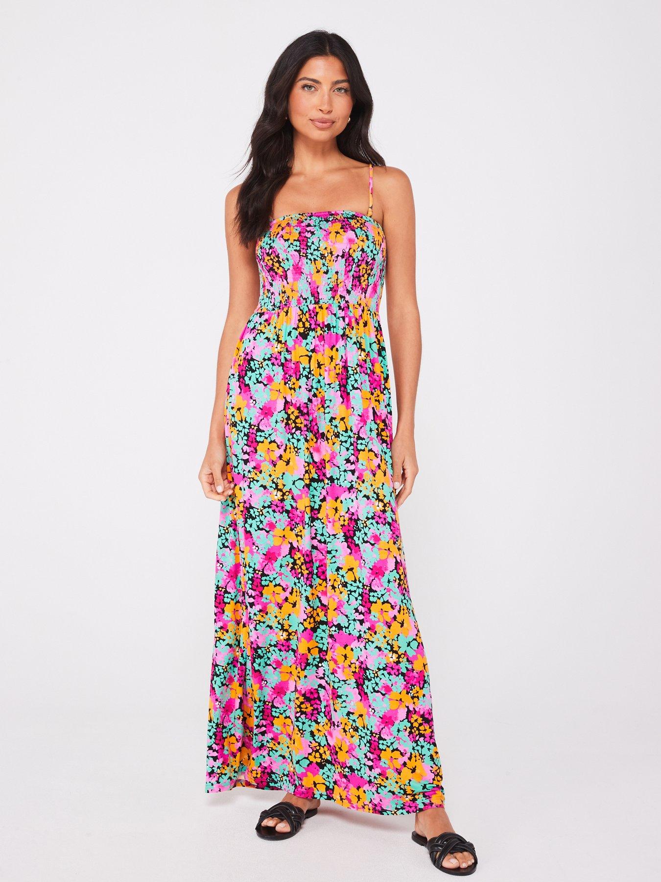 everyday-shirred-detachable-strap-beach-maxi-dress-print