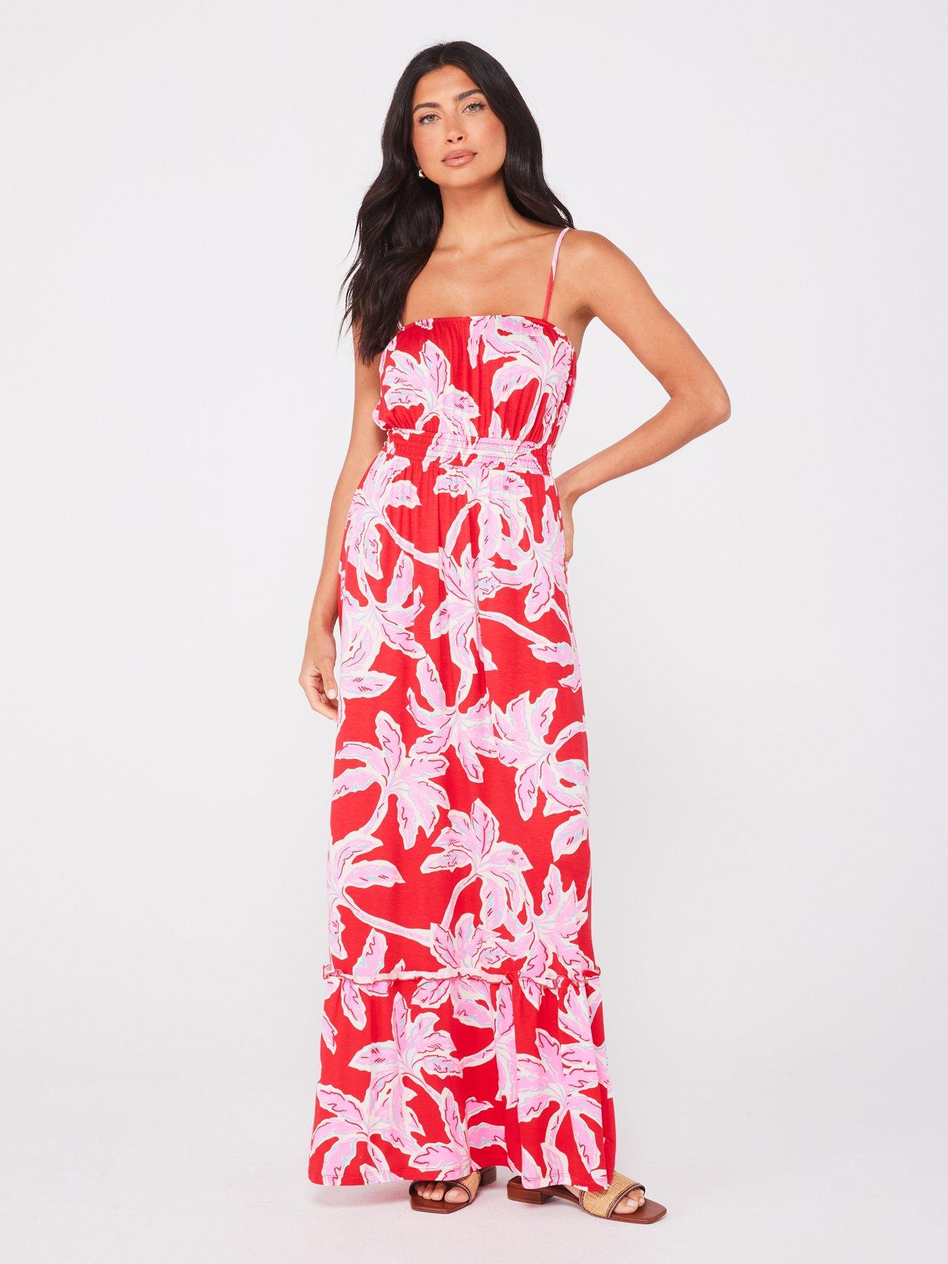 everyday-elastic-ruched-channel-maxi-beach-dress-red