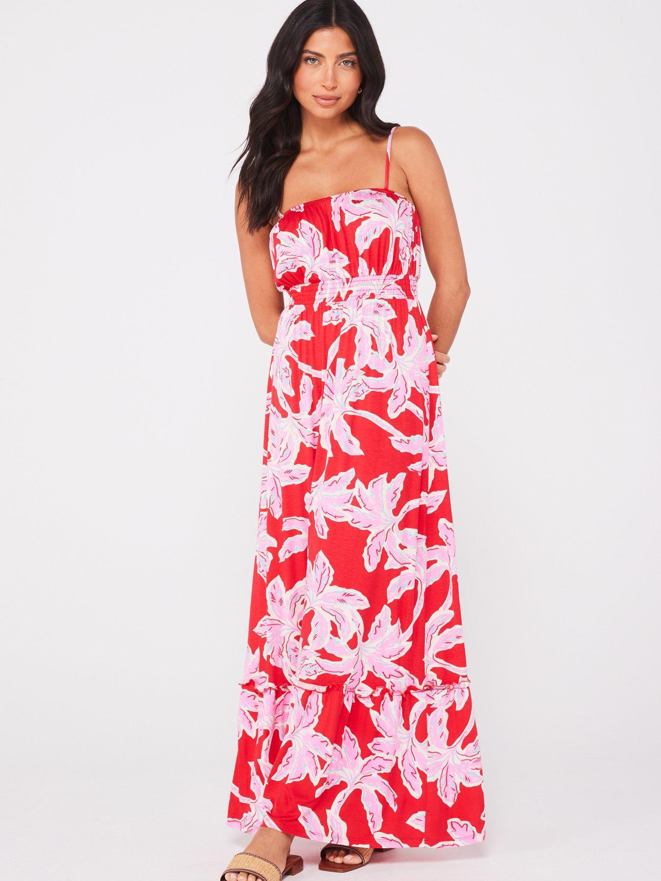 everyday-elastic-ruched-channel-maxi-beach-dress-redback