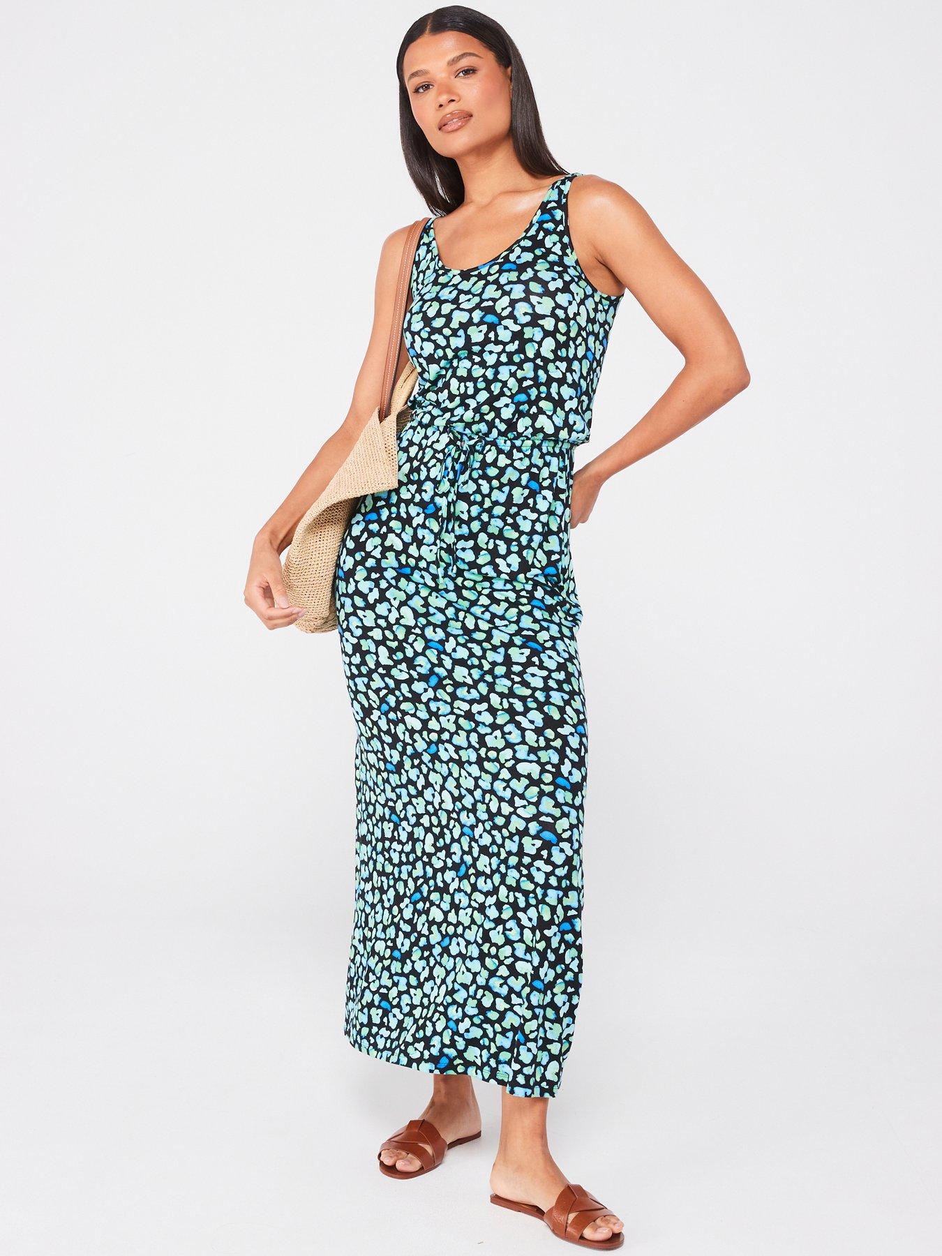 Everyday Channel Waist Maxi Dress - Print