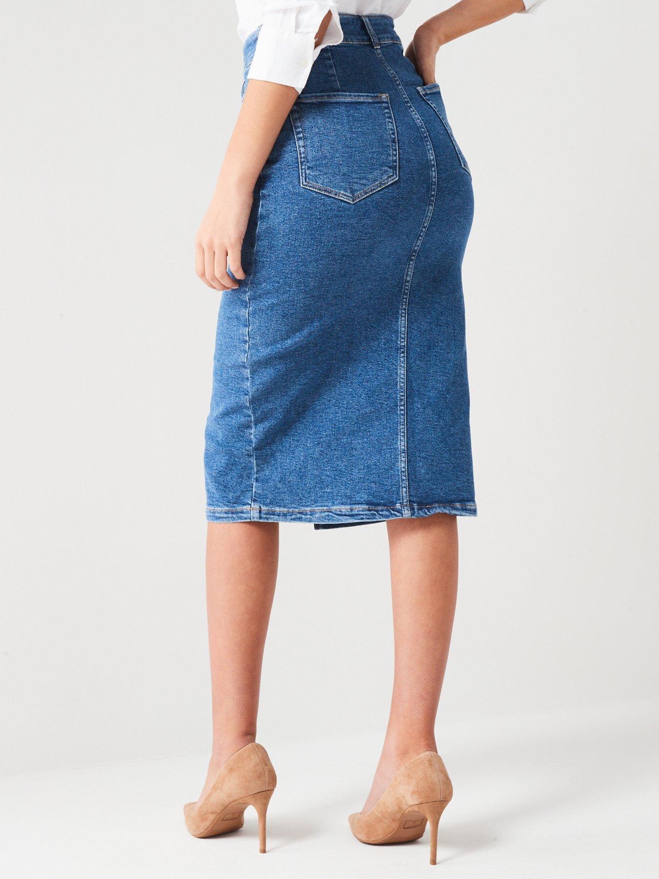 v-by-very-split-front-denim-midi-skirtstillFront