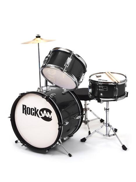 rockjam-pdt-rockjam-3-piece-junior-drum-set-black