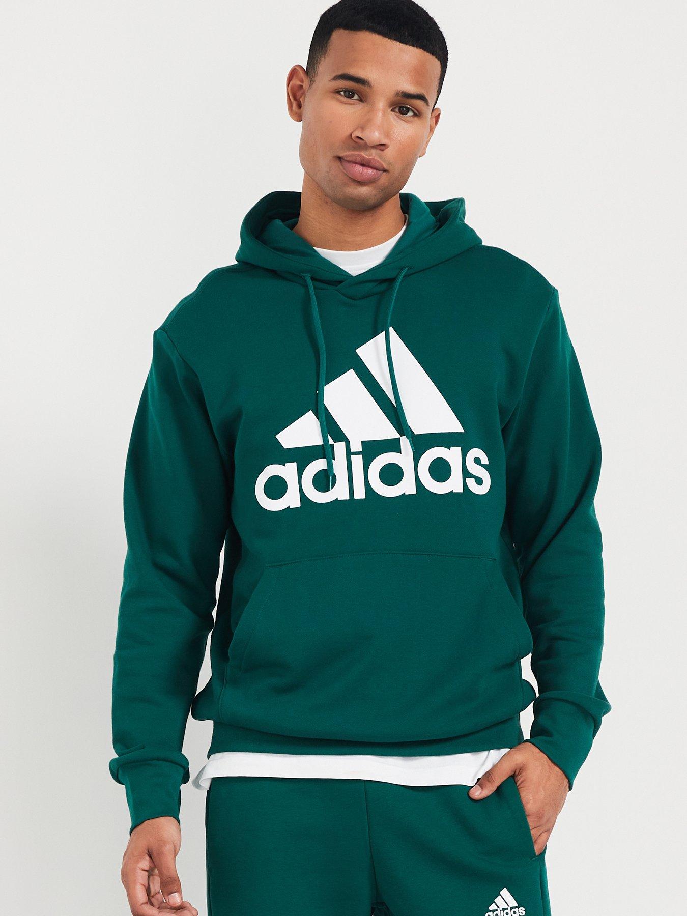 adidas-sportswear-mens-essentials-overhead-hoodie-greenfront