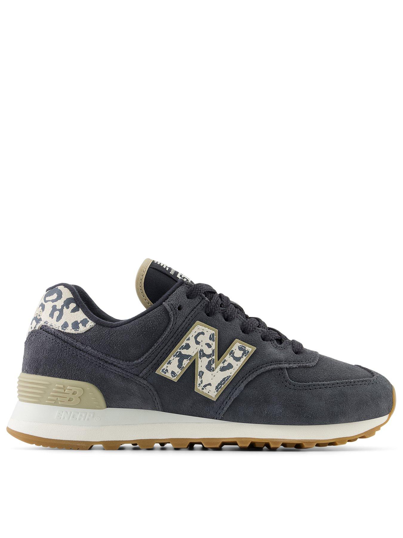 New Balance Womens 574 Trainers Animal Beige Very Ireland