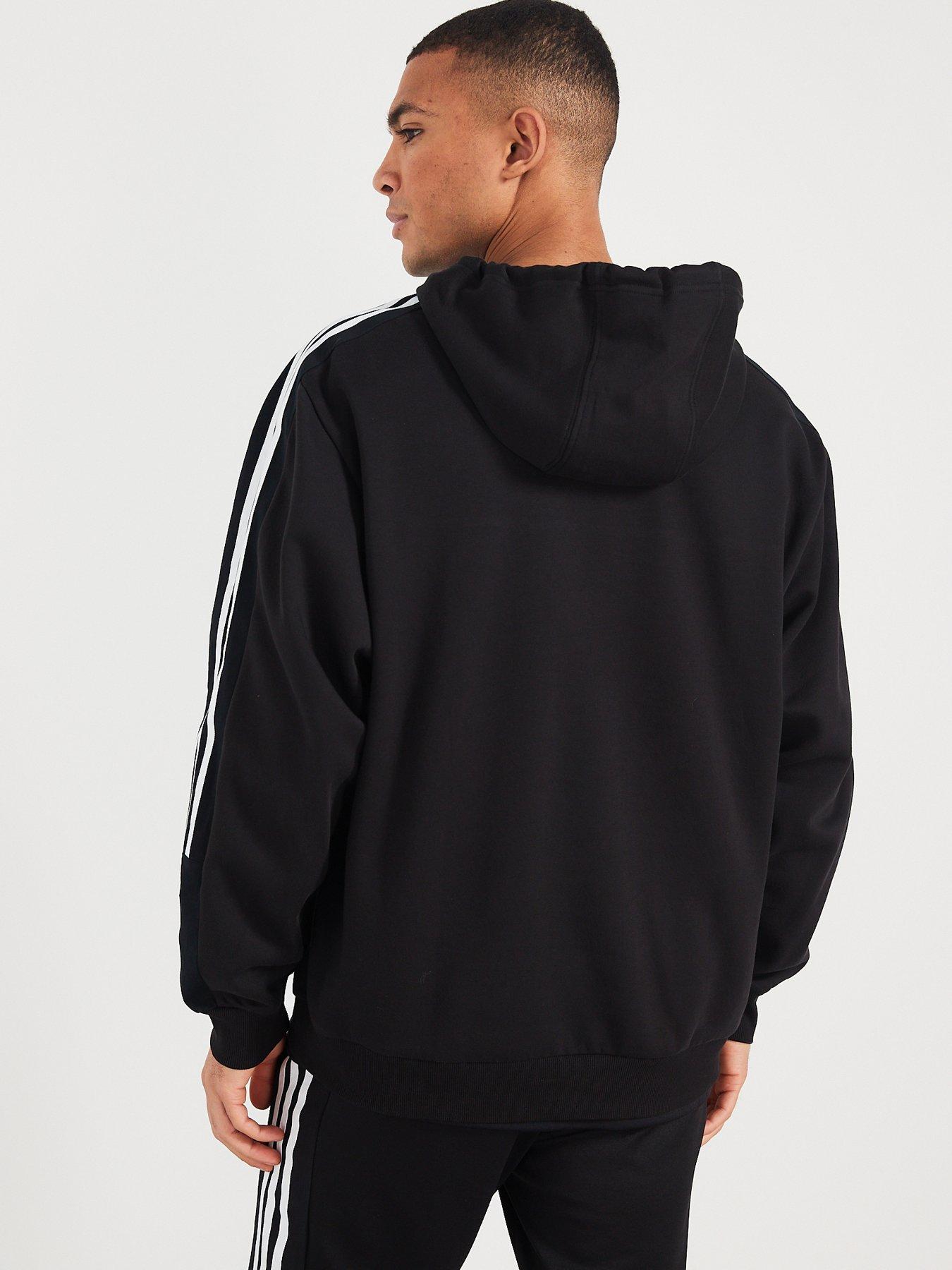 adidas-sportswear-mens-tiro-hoodie-blackstillFront