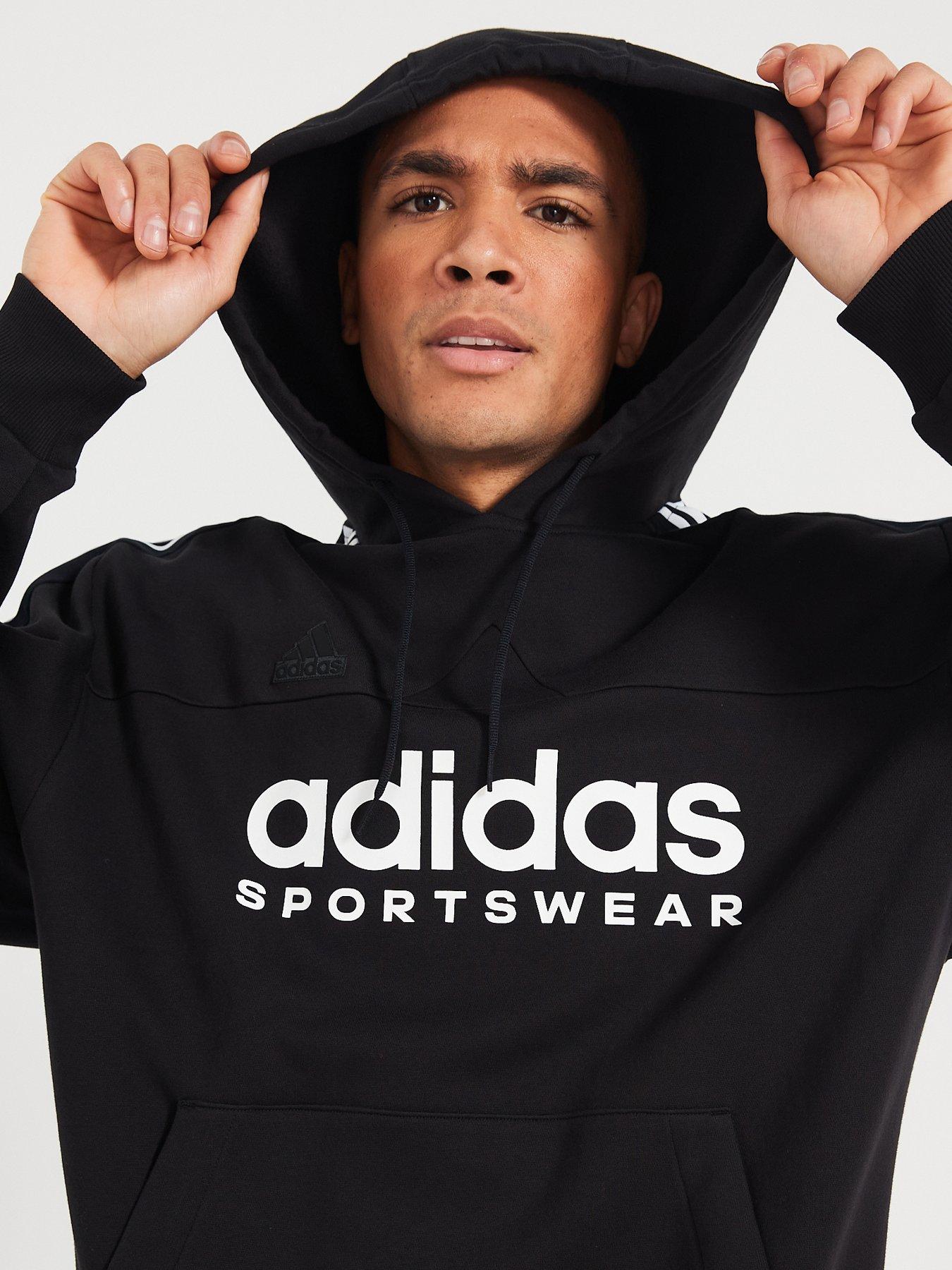 adidas-sportswear-mens-tiro-hoodie-blackoutfit