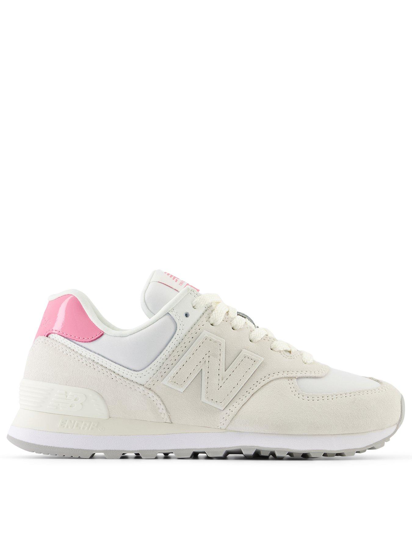 New balance store pink and white