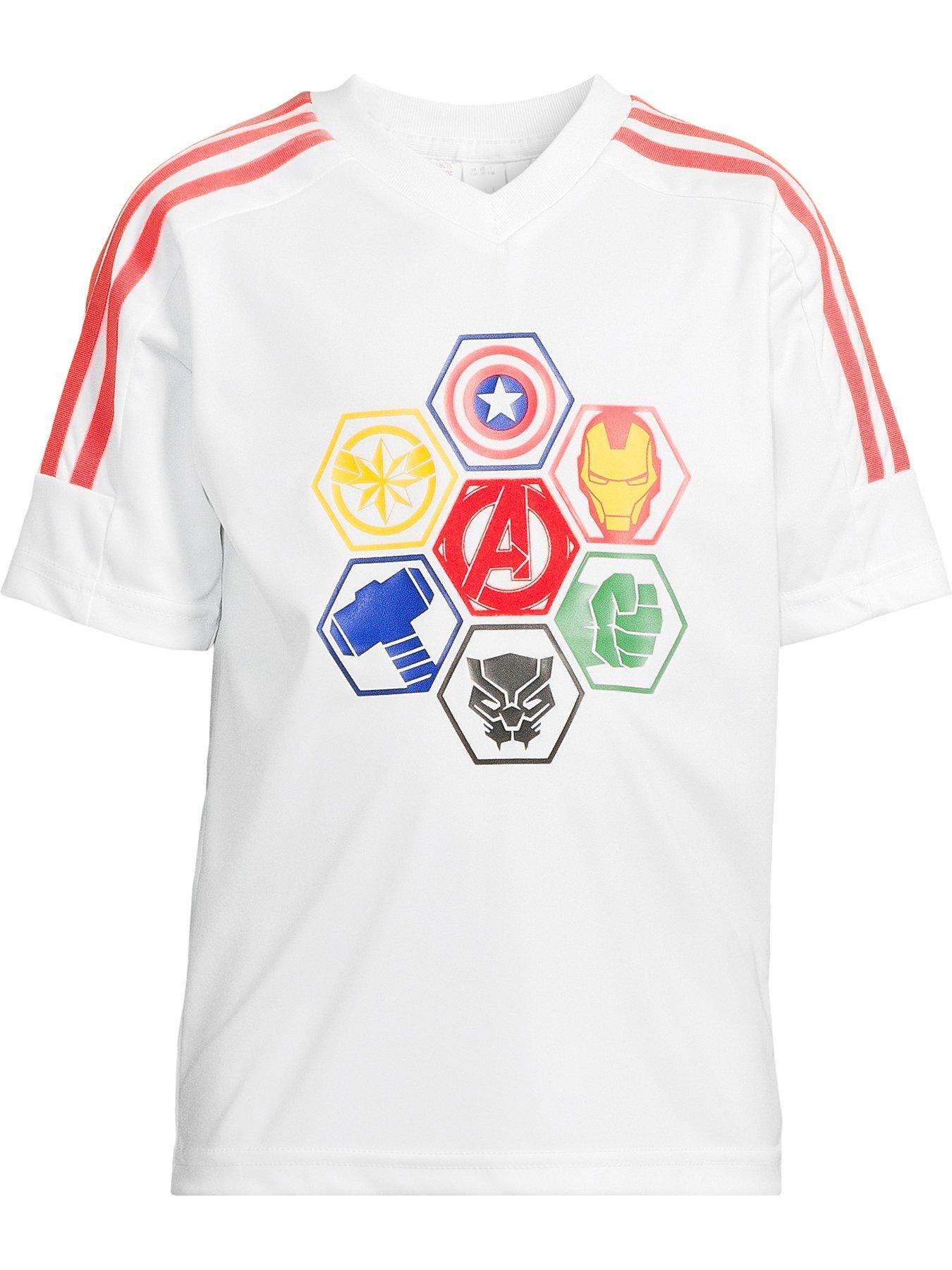 adidas-sportswear-kids-disney-marvel-short-sleeve-t-shirt-whiteredoutfit