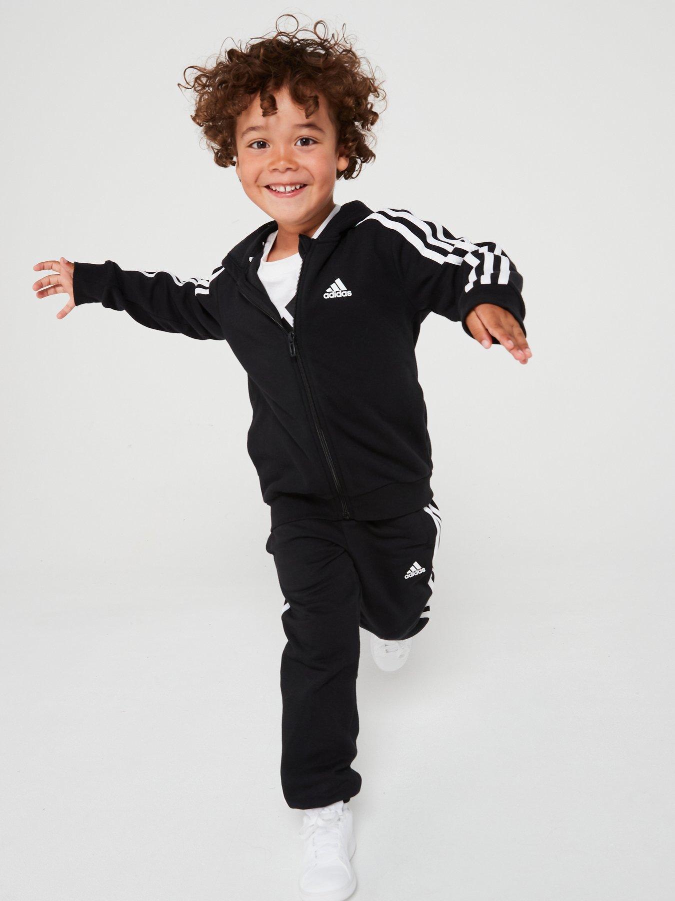 Boys white adidas hoodie hot sale