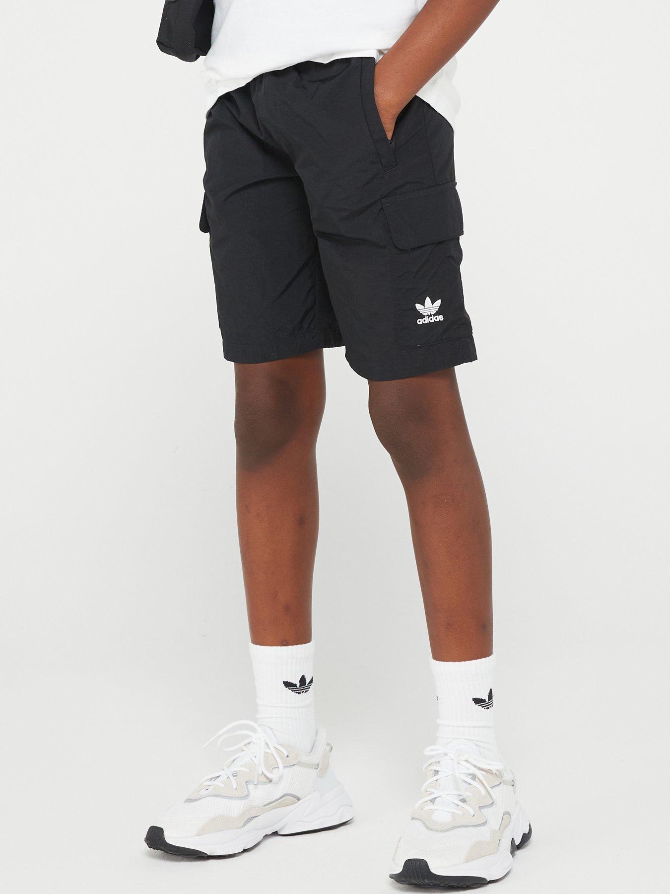 Adidas cargo shorts black on sale