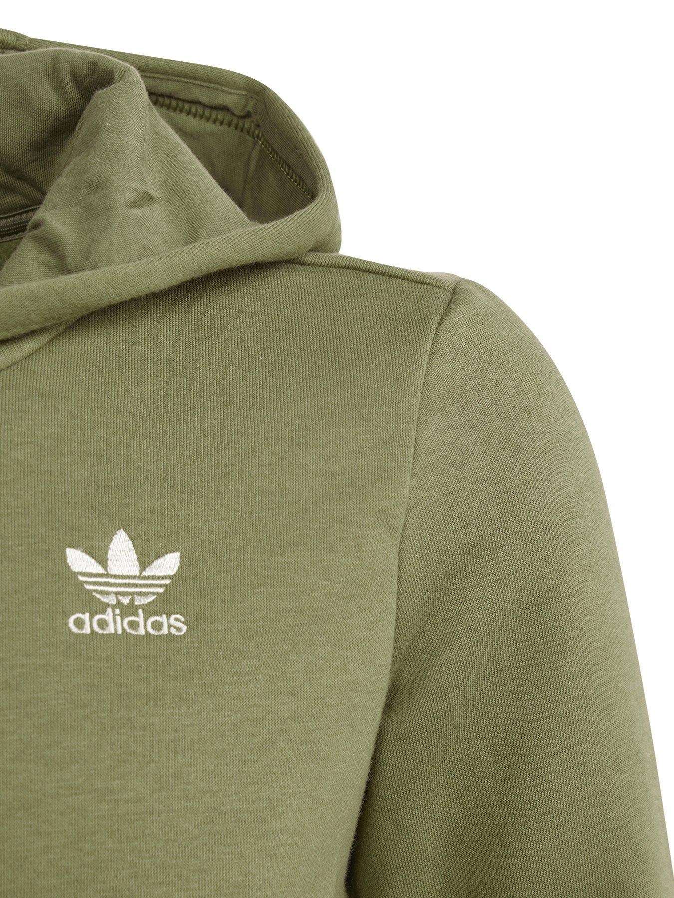 Adidas hoodie khaki hotsell