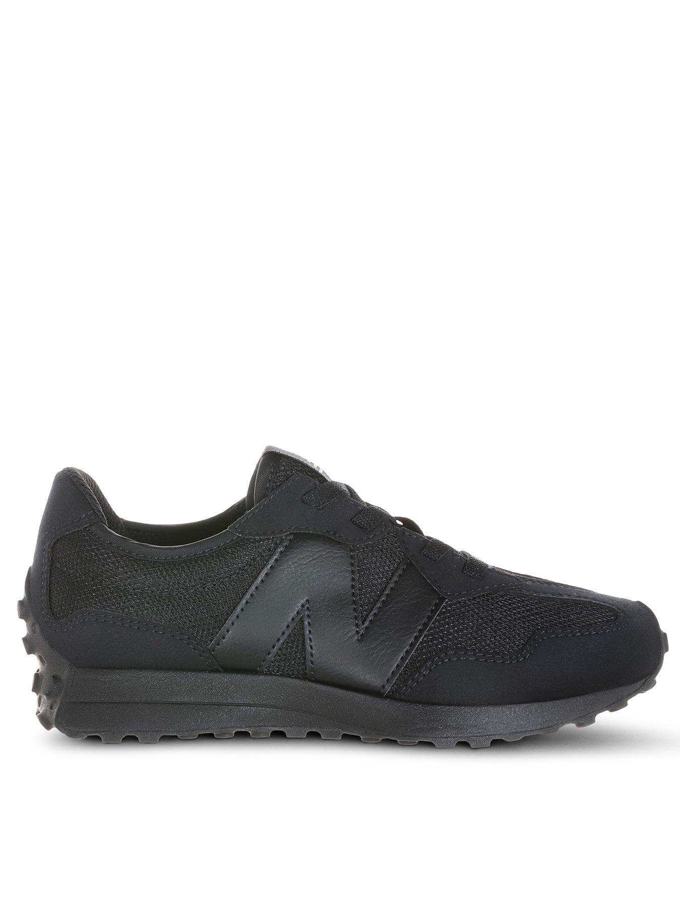 new-balance-kids-boys-327-trainers-blackblackfront