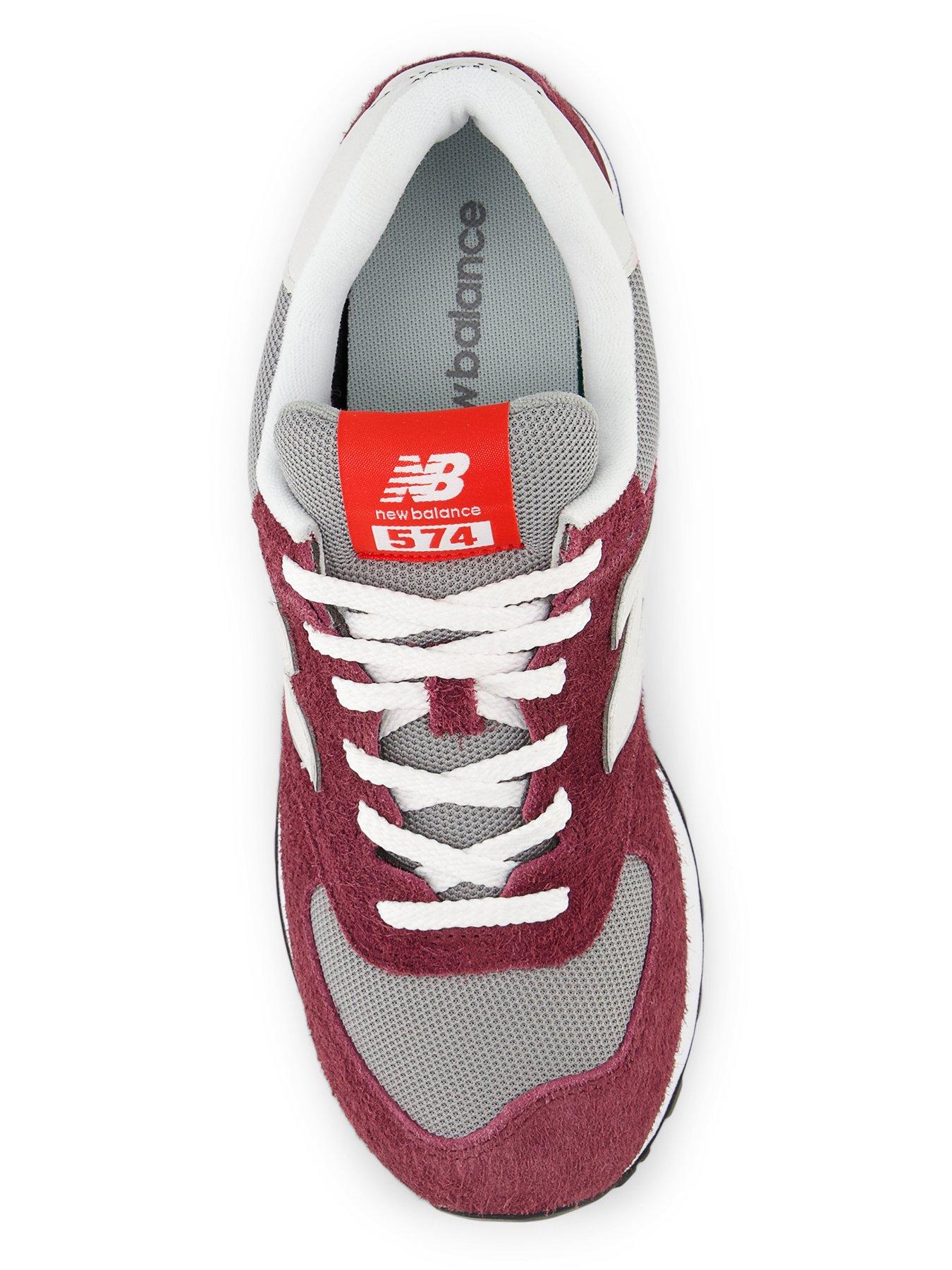 New balance cheap 574 trainers red