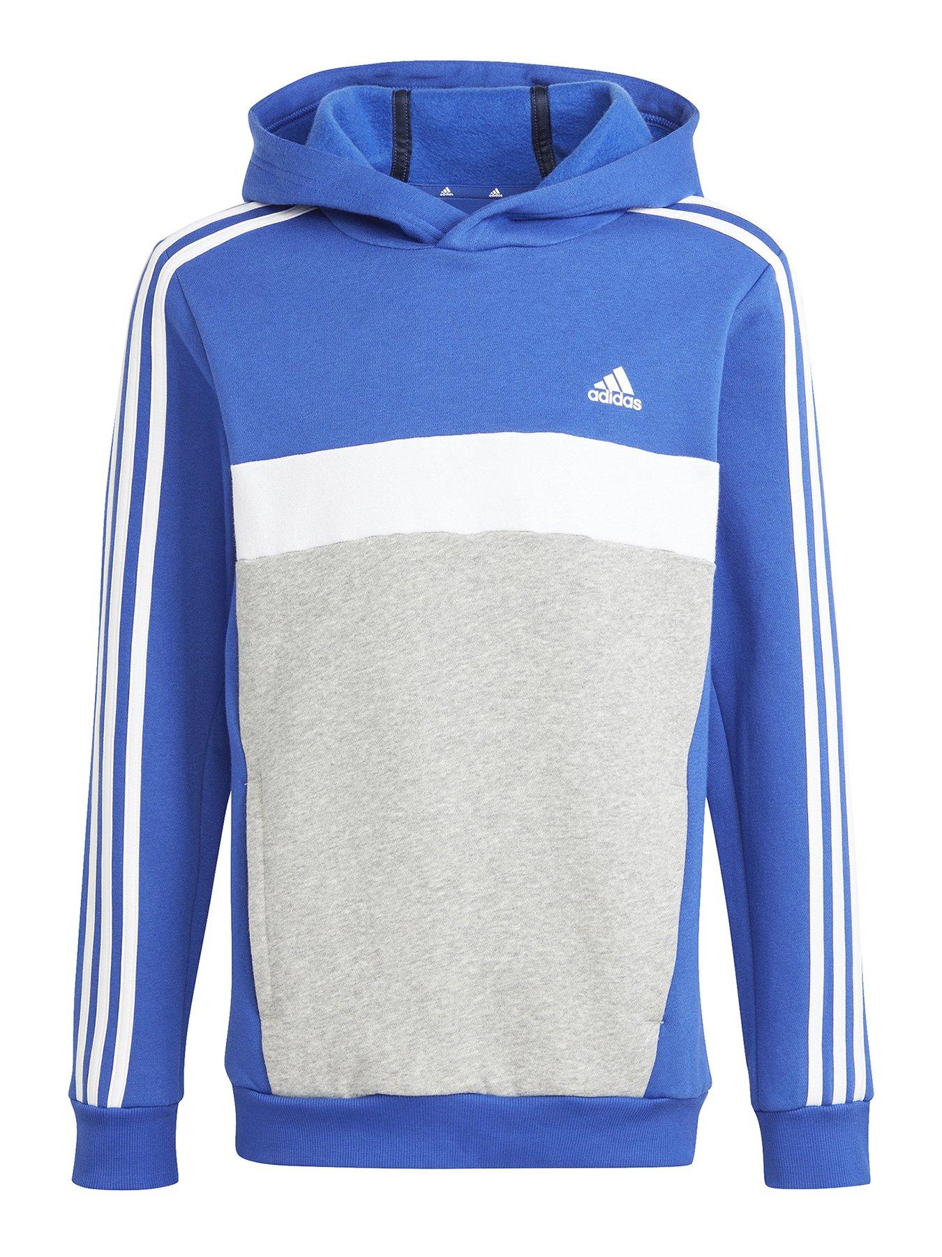 adidas-sportswear-junior-kids-colorblock-hooded-sweat-bluefront