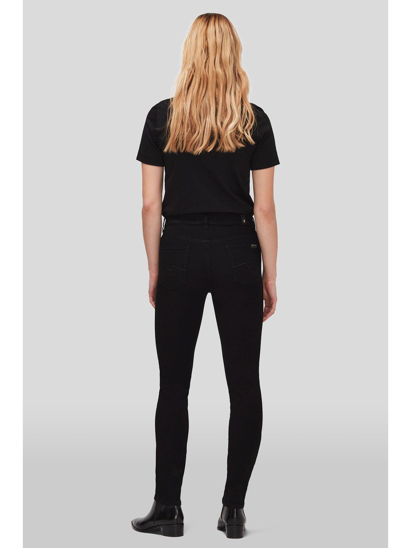 Image 2 of 4 of 7 FOR ALL MANKIND Bair Rinsed Black Slim Jean