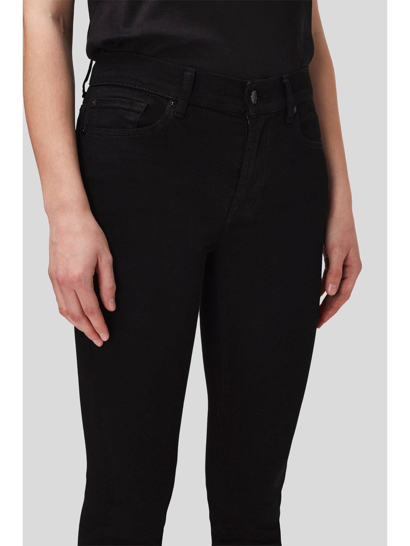 Image 4 of 4 of 7 FOR ALL MANKIND Bair Rinsed Black Slim Jean