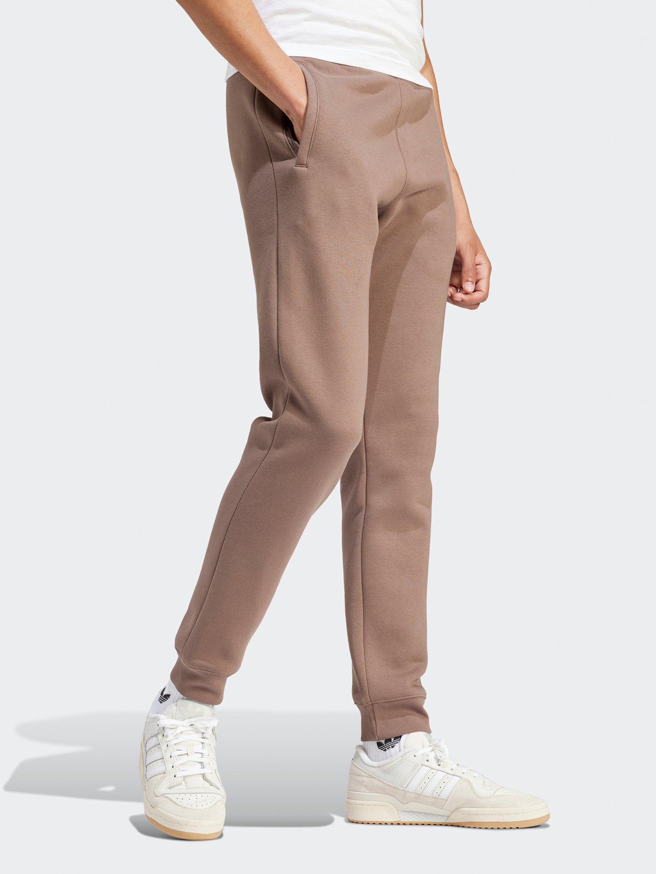 adidas-originals-mens-essential-trefoil-pants-light-brownback