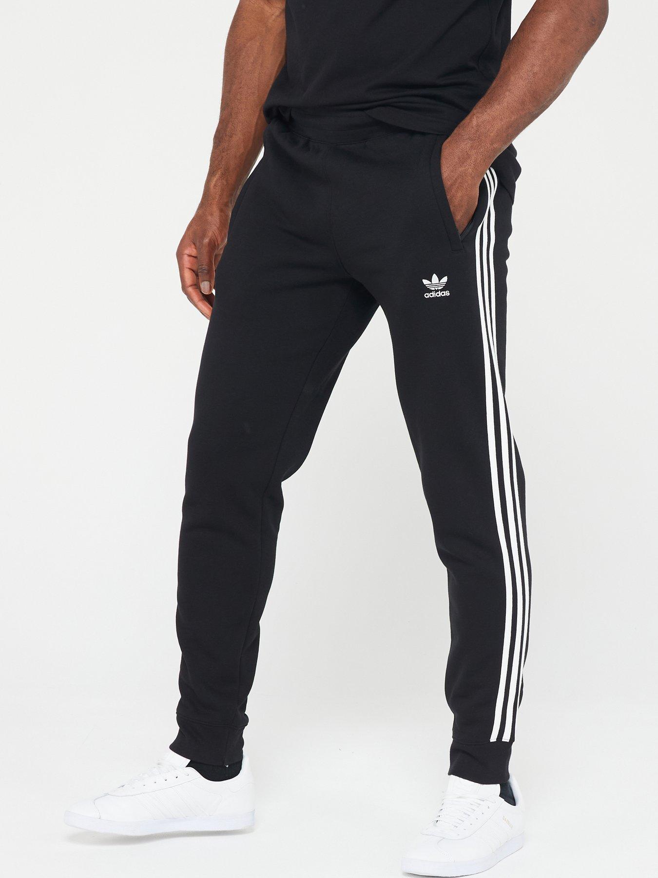 adidas Originals Men's 3-Stripes Pants - Black