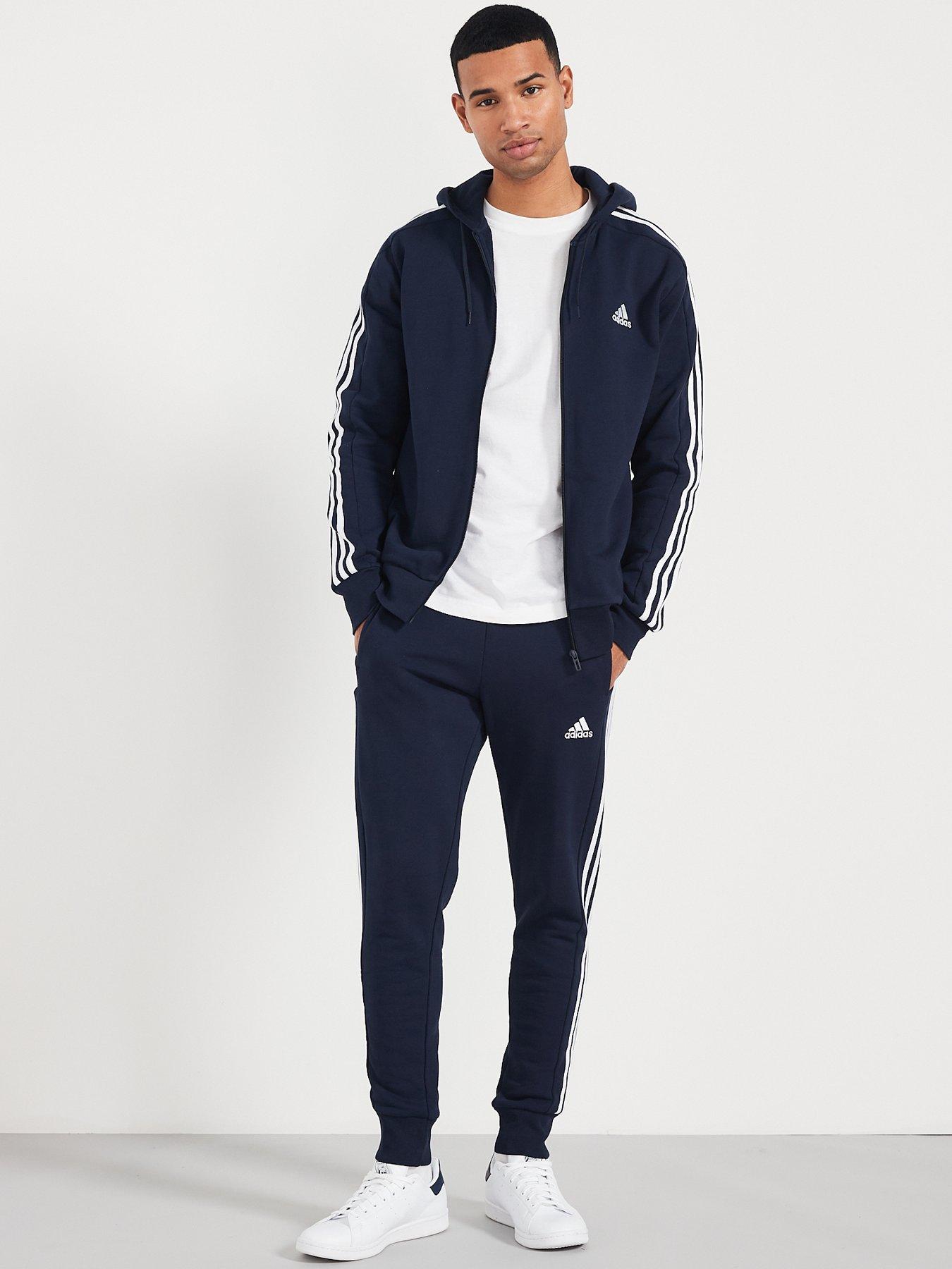 adidas-sportswear-mens-3-stripe-joggers-navyoutfit