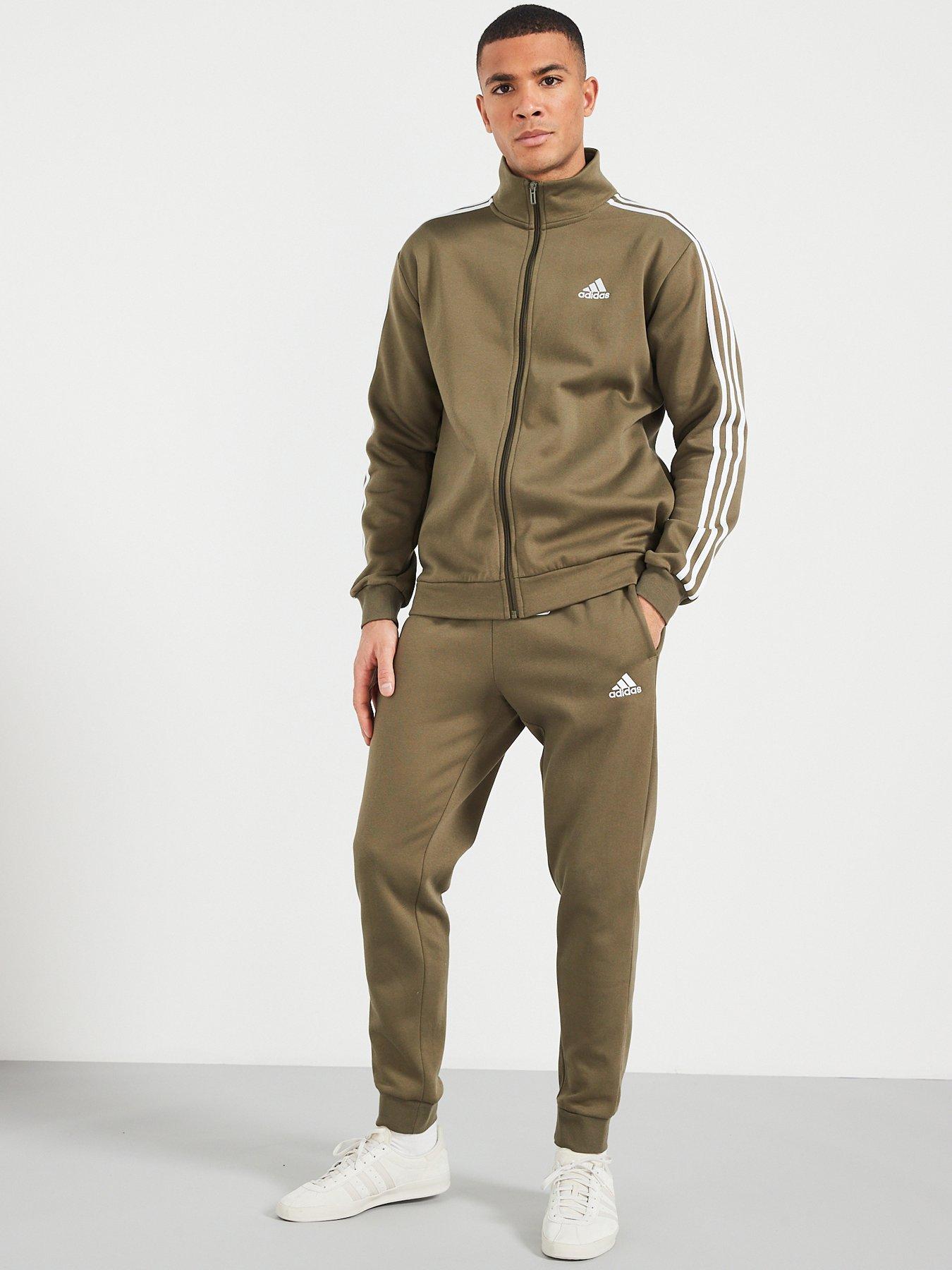 Adidas originals khaki tracksuit on sale