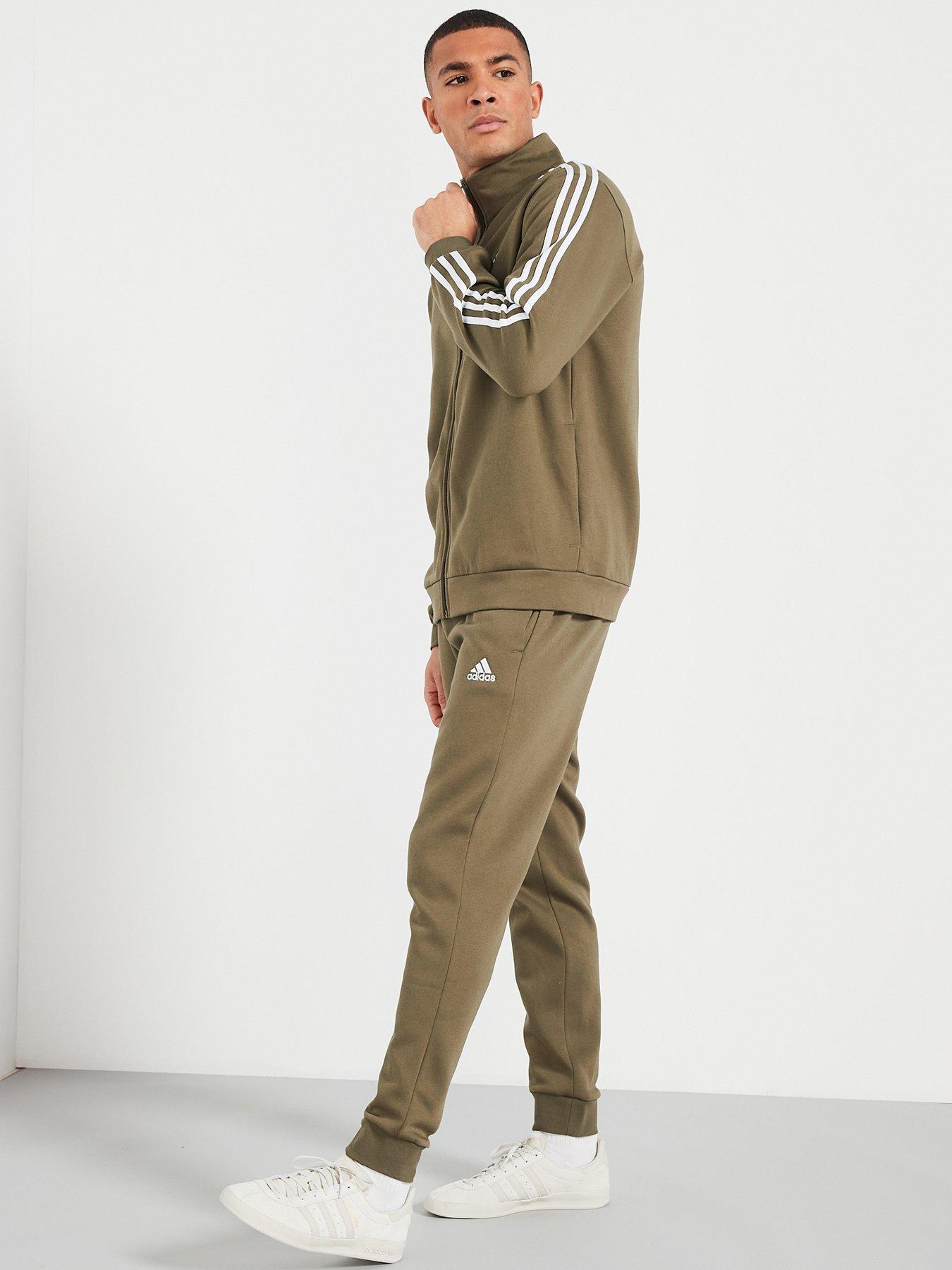Boys adidas khaki tracksuit store