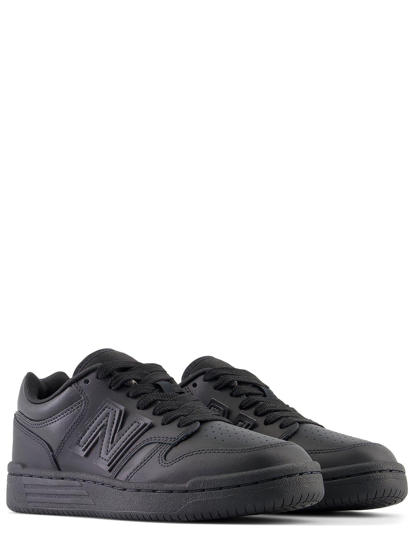 Image 2 of 5 of New Balance Junior Boys 480 Trainers - Black/Black