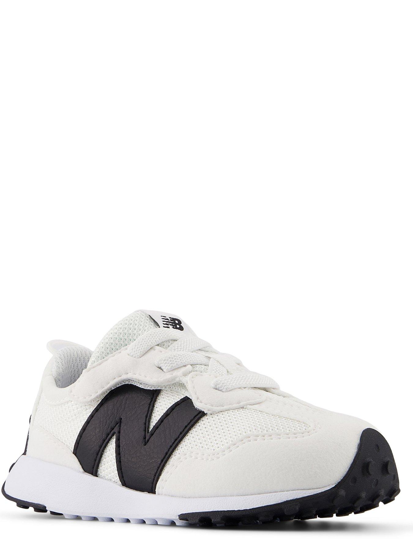 new-balance-infant-unisex-327-trainers-blackwhitestillFront