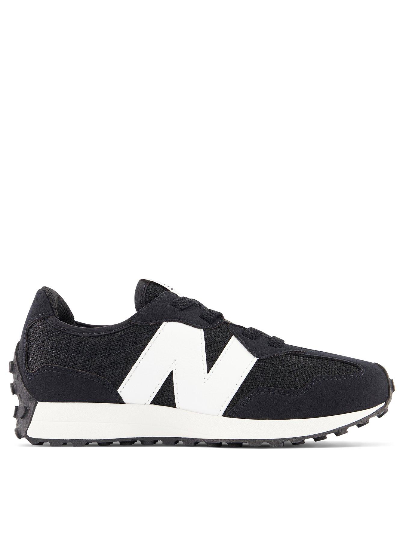 New Balance Kids Unisex 327 Trainers - Black/White